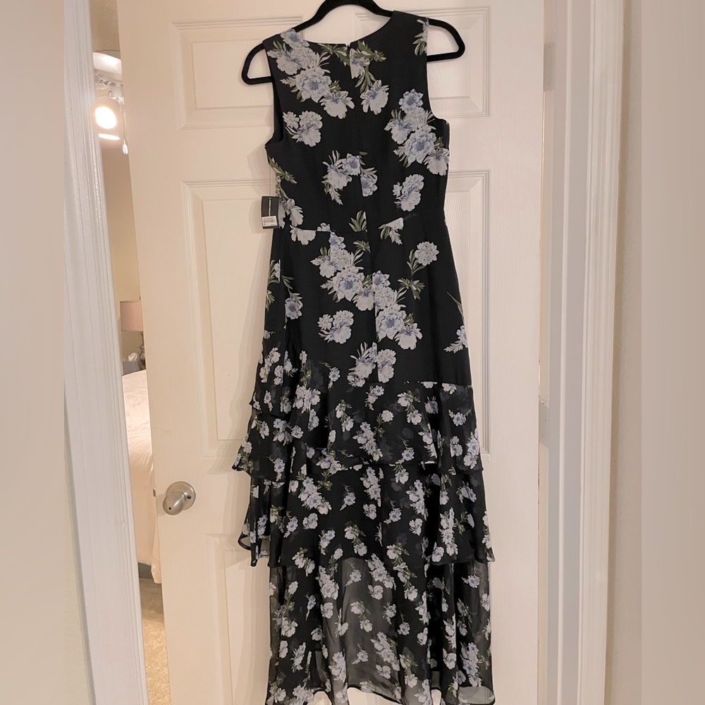 INC International Concepts Black Floral Dress